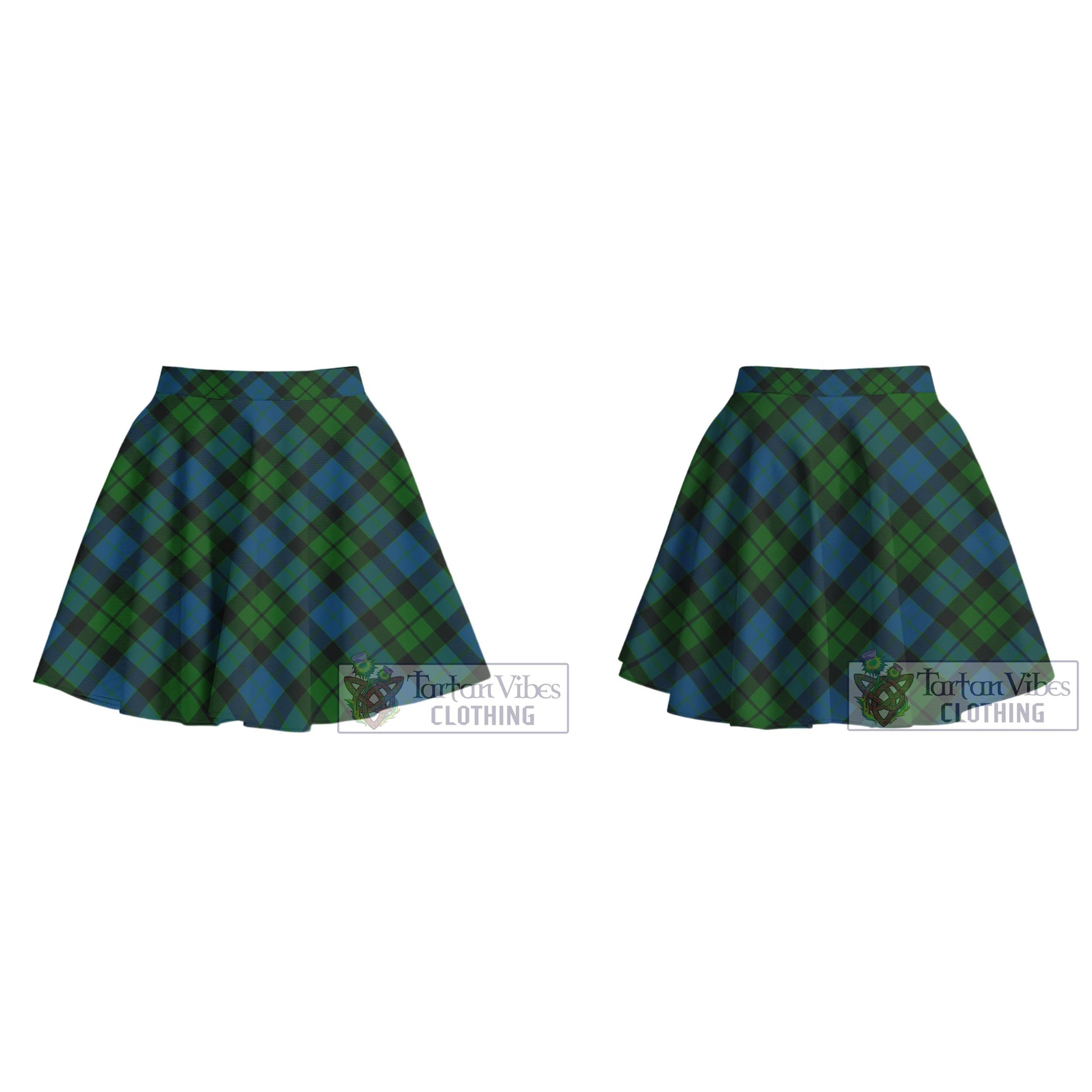 Tartan Vibes Clothing MacKay Modern Tartan Women's Plated Mini Skirt