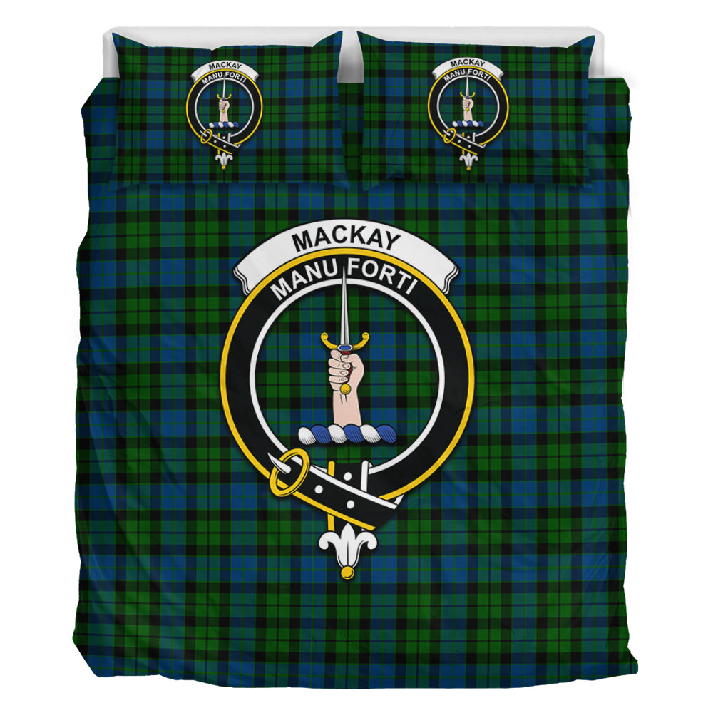 MacKay (McKay) Tartan Bedding Set with Family Crest - Tartan Vibes Clothing