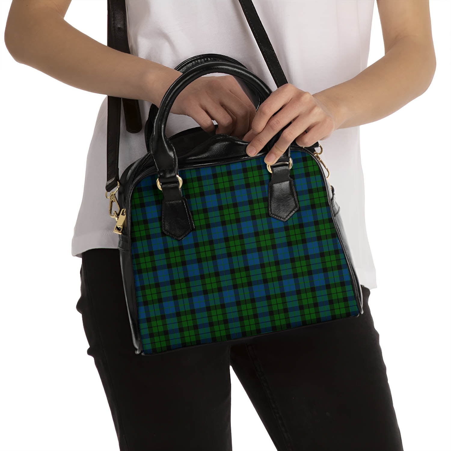 MacKay Modern Tartan Shoulder Handbags - Tartanvibesclothing