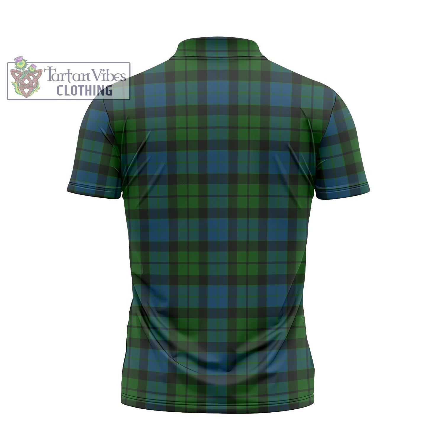 Tartan Vibes Clothing MacKay Modern Tartan Zipper Polo Shirt