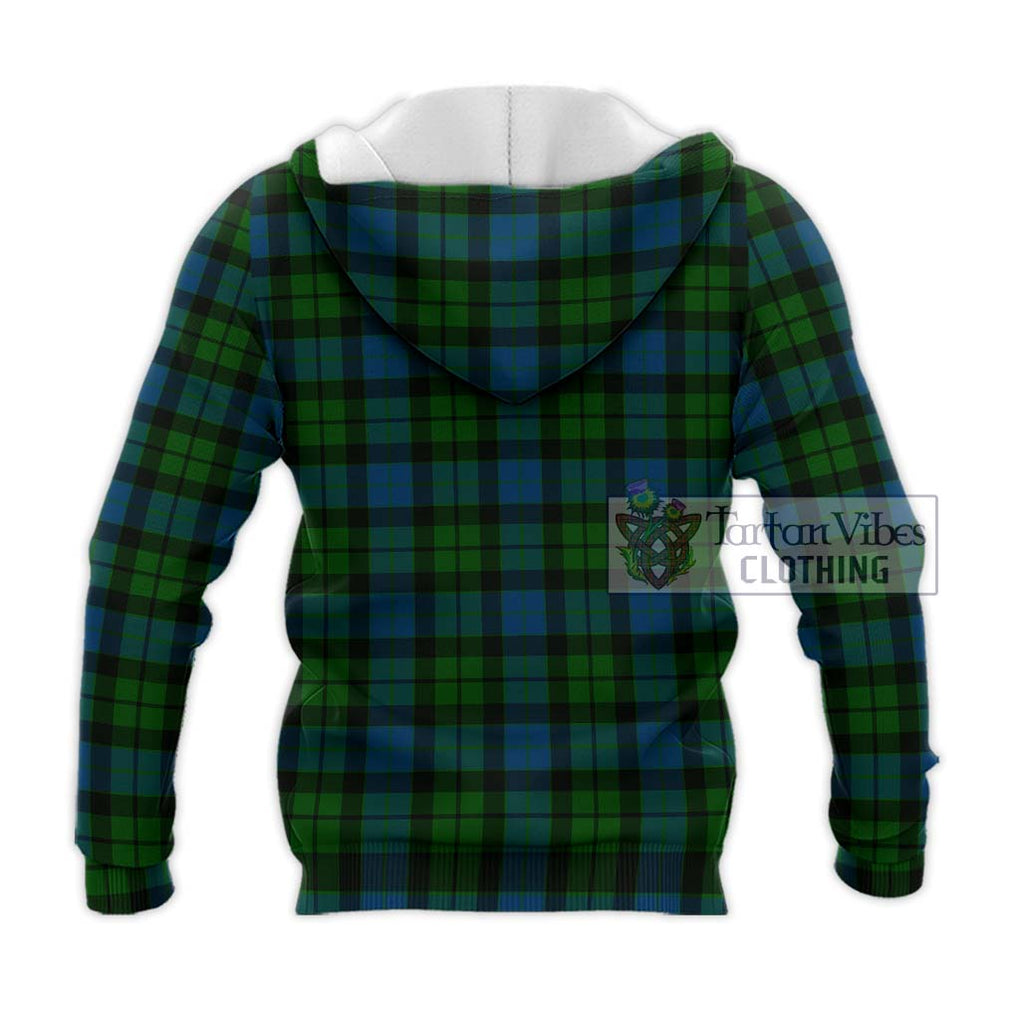 MacKay (McKay) Tartan Knitted Hoodie with Family Crest DNA In Me Style - Tartanvibesclothing Shop