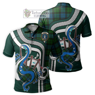 MacKay (McKay) Tartan Polo Shirt with Epic Bagpipe Style