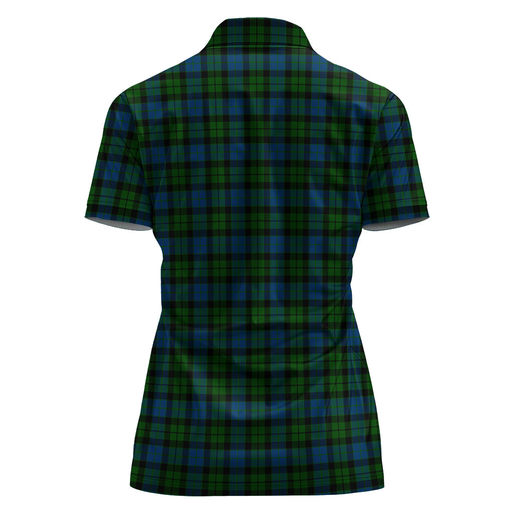 MacKay (McKay) Tartan Polo Shirt with Family Crest For Women - Tartan Vibes Clothing