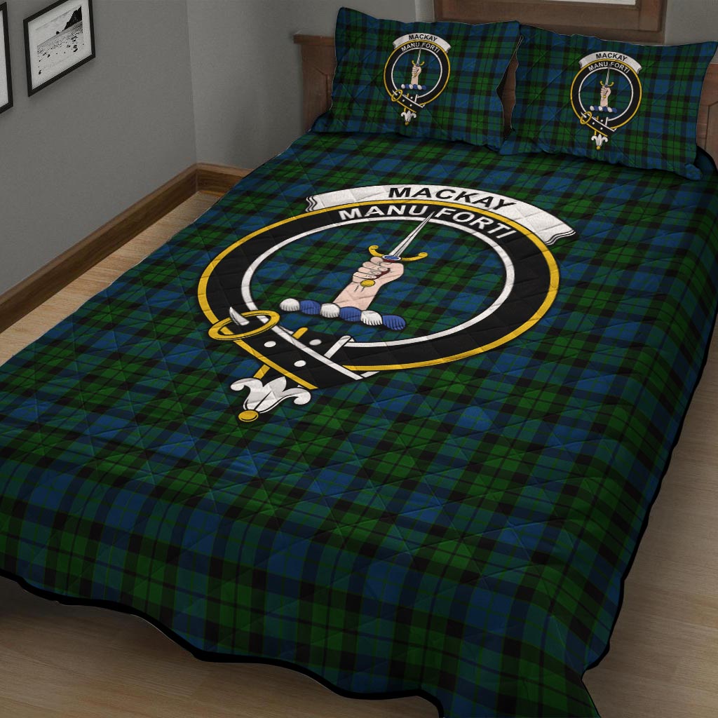 MacKay (McKay) Tartan Quilt Bed Set with Family Crest - Tartan Vibes Clothing