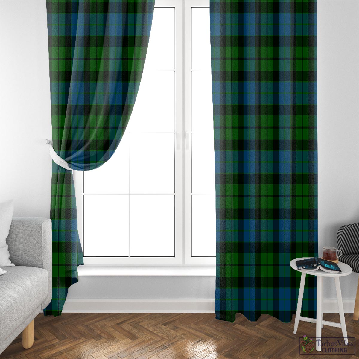 MacKay Modern Tartan Window Curtain