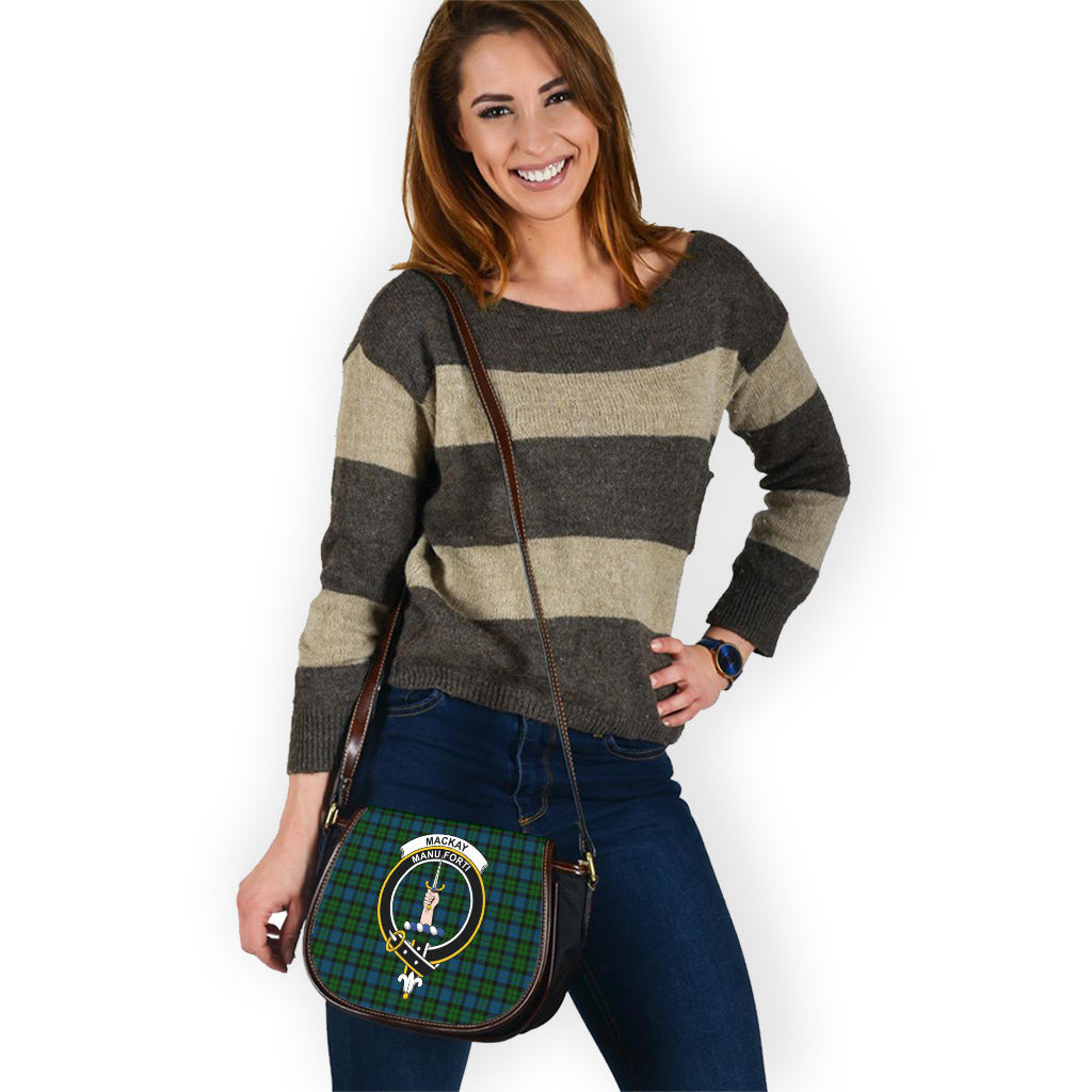 MacKay (McKay) Tartan Saddle Bag with Family Crest - Tartan Vibes Clothing