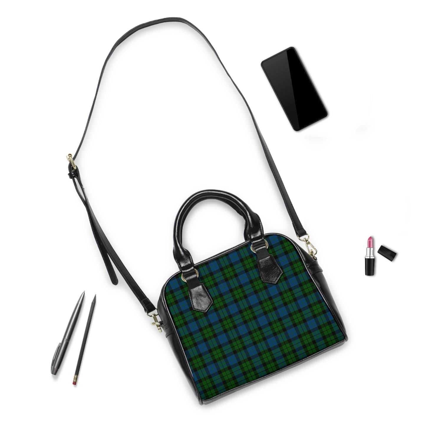 MacKay Modern Tartan Shoulder Handbags - Tartanvibesclothing