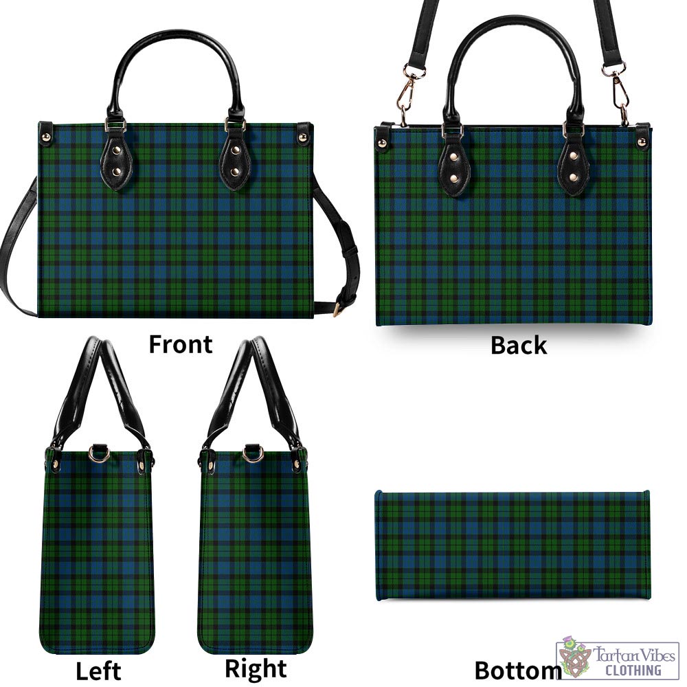 Tartan Vibes Clothing MacKay Modern Tartan Luxury Leather Handbags