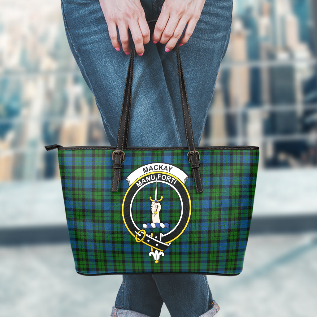 mackay-modern-tartan-leather-tote-bag-with-family-crest