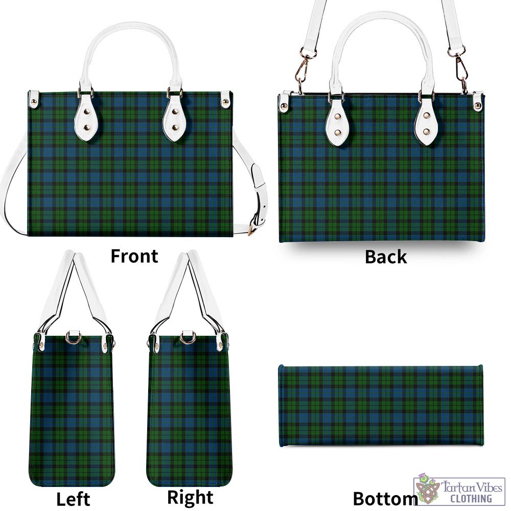 Tartan Vibes Clothing MacKay Modern Tartan Luxury Leather Handbags