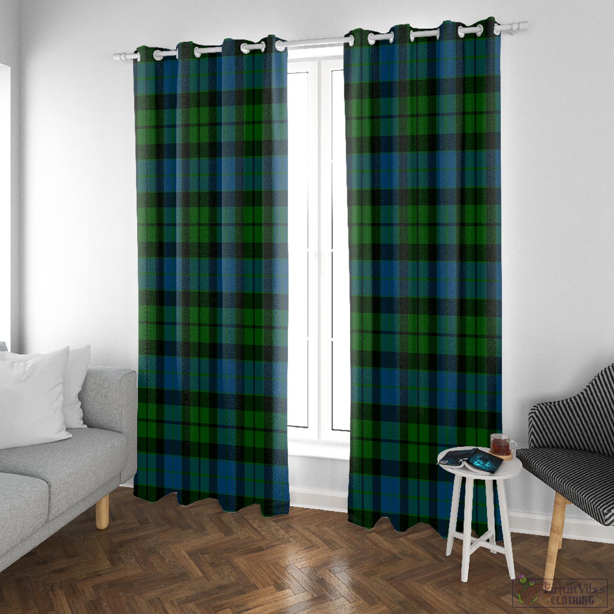 MacKay Modern Tartan Window Curtain