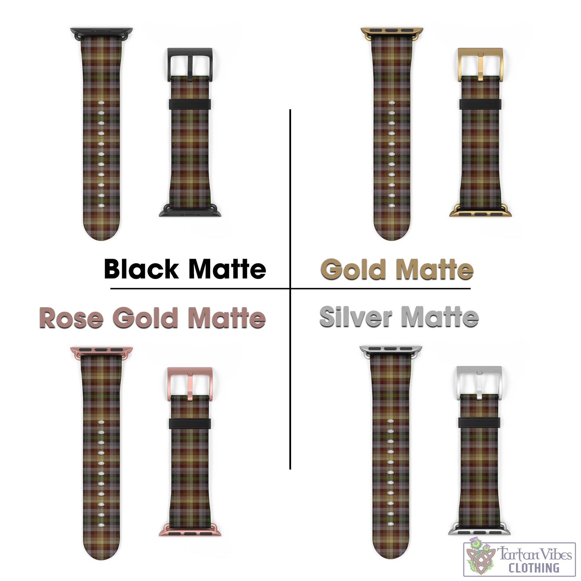 Tartan Vibes Clothing MacKay of Strathnaver Tartan Watch Band