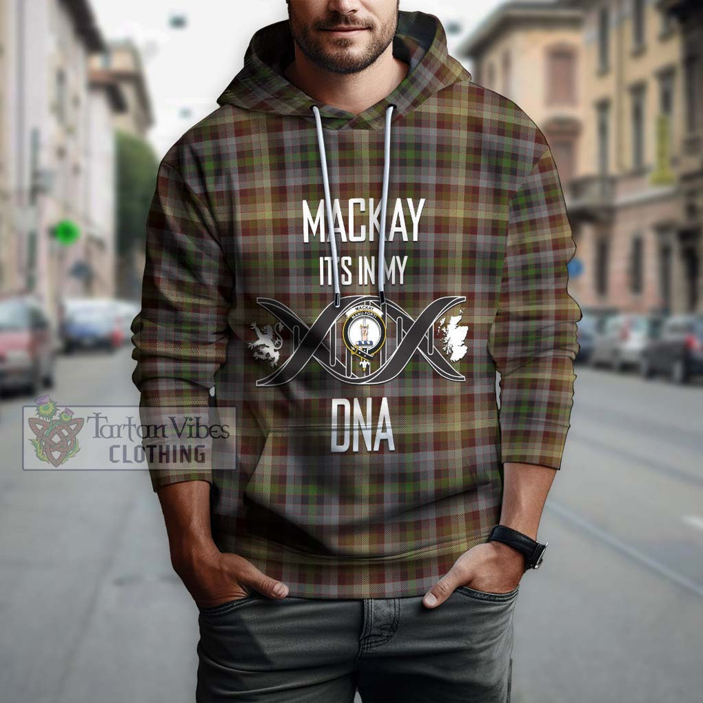 MacKay of Strathnaver Tartan Hoodie with Family Crest DNA In Me Style Pullover Hoodie - Tartanvibesclothing Shop