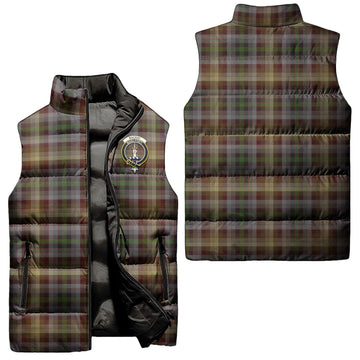 MacKay of Strathnaver Tartan Sleeveless Puffer Jacket with Family Crest