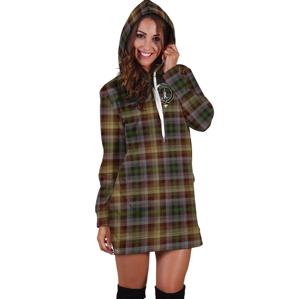 MacKay of Strathnaver Tartan Hoodie Dress with Family Crest - Tartan Vibes Clothing