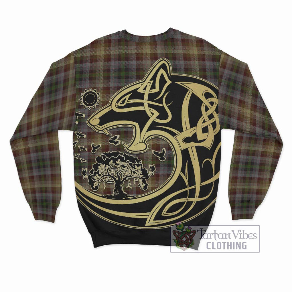 MacKay of Strathnaver Tartan Sweatshirt with Family Crest Celtic Wolf Style - Tartan Vibes Clothing