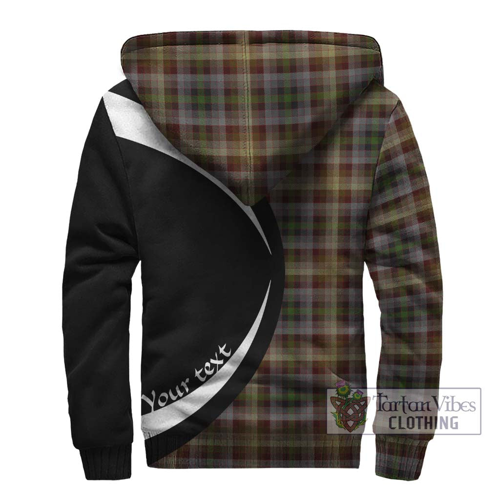 MacKay of Strathnaver Tartan Sherpa Hoodie with Family Crest Circle Style - Tartan Vibes Clothing