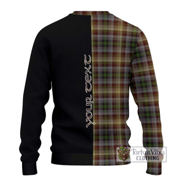 MacKay of Strathnaver Tartan Ugly Sweater with Family Crest and Half Of Me Style