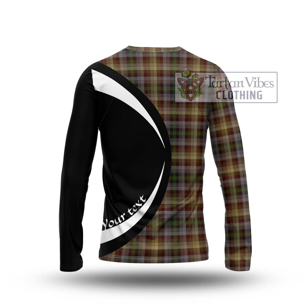 MacKay of Strathnaver Tartan Long Sleeve T-Shirt with Family Crest Circle Style - Tartan Vibes Clothing