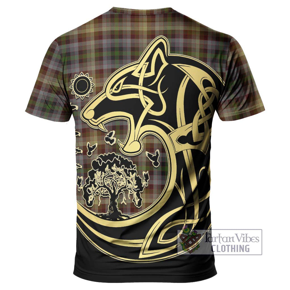 MacKay of Strathnaver Tartan T-Shirt with Family Crest Celtic Wolf Style - Tartan Vibes Clothing