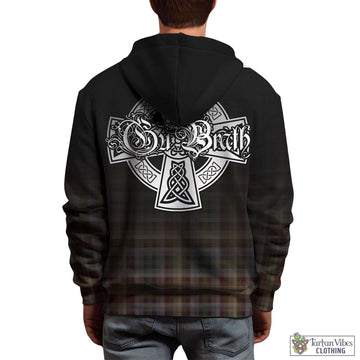 MacKay of Strathnaver Tartan Hoodie Featuring Alba Gu Brath Family Crest Celtic Inspired