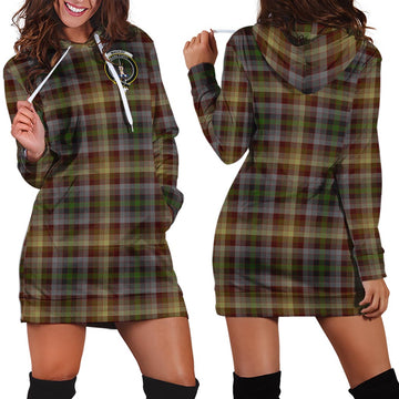 MacKay of Strathnaver Tartan Hoodie Dress with Family Crest