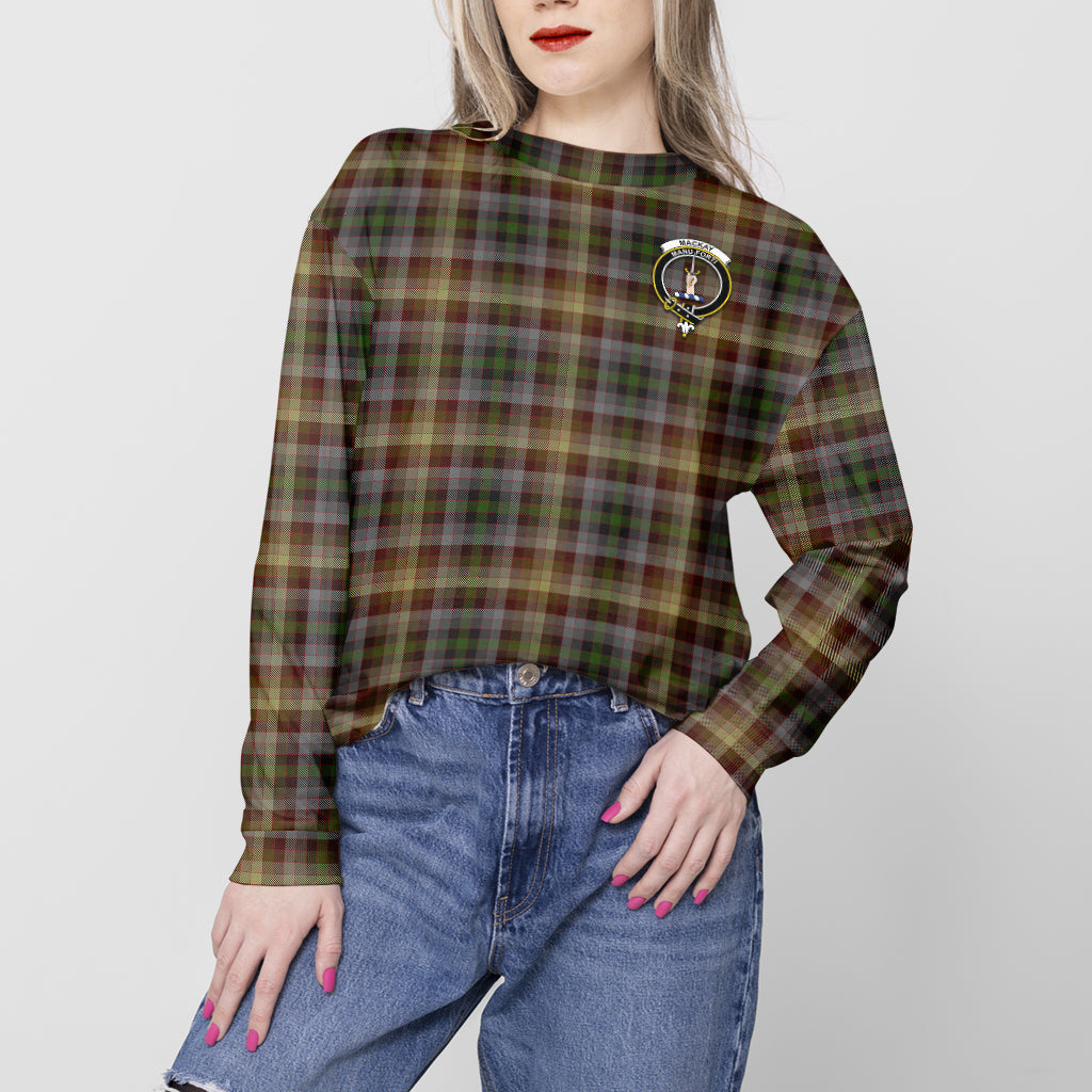 MacKay of Strathnaver Tartan Sweatshirt with Family Crest - Tartan Vibes Clothing