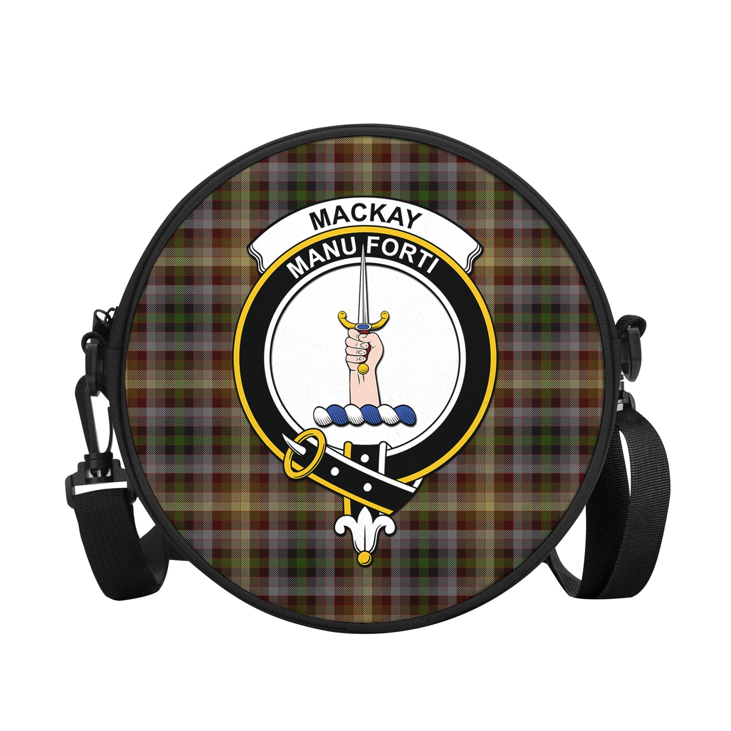 mackay-of-strathnaver-tartan-round-satchel-bags-with-family-crest