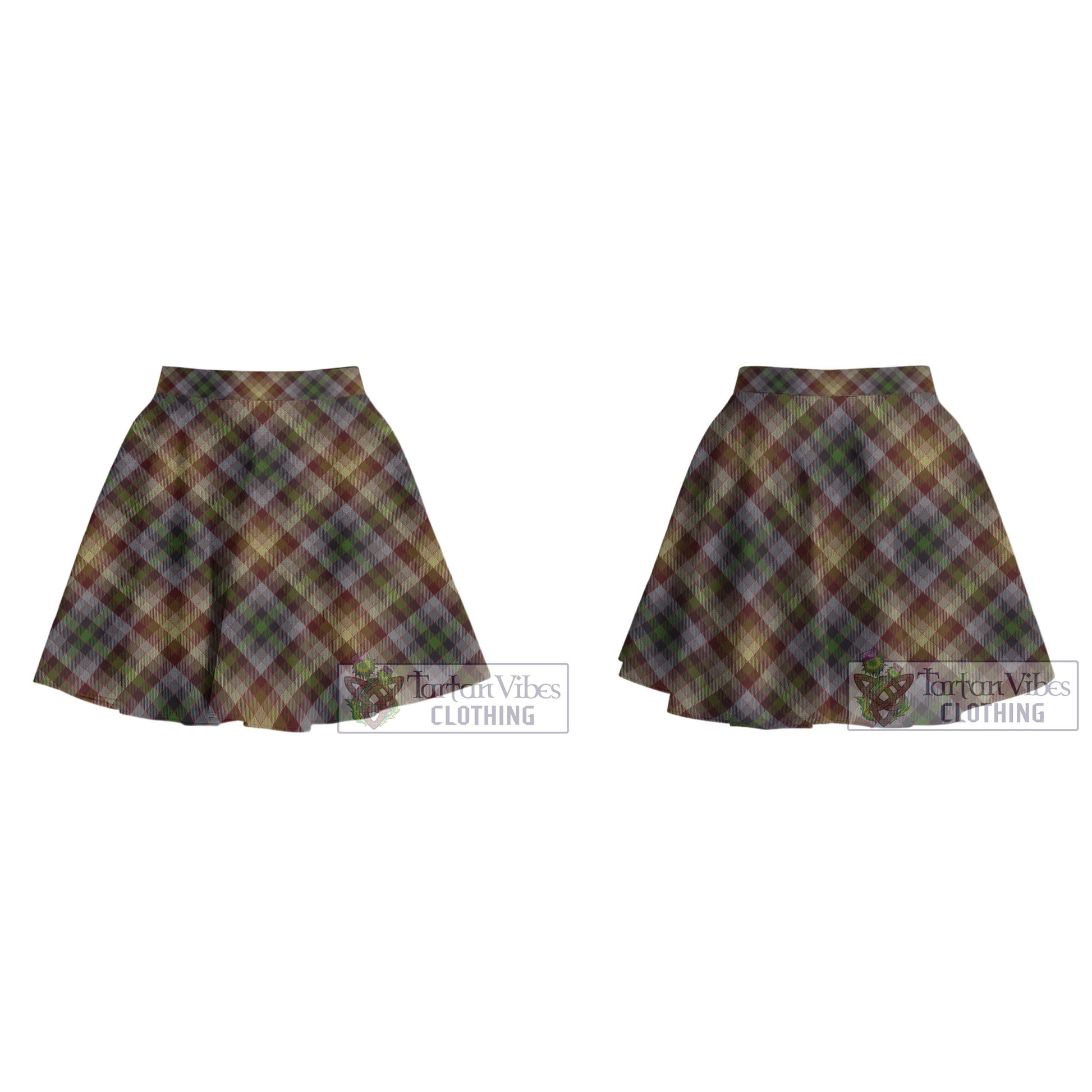 Tartan Vibes Clothing MacKay of Strathnaver Tartan Women's Plated Mini Skirt