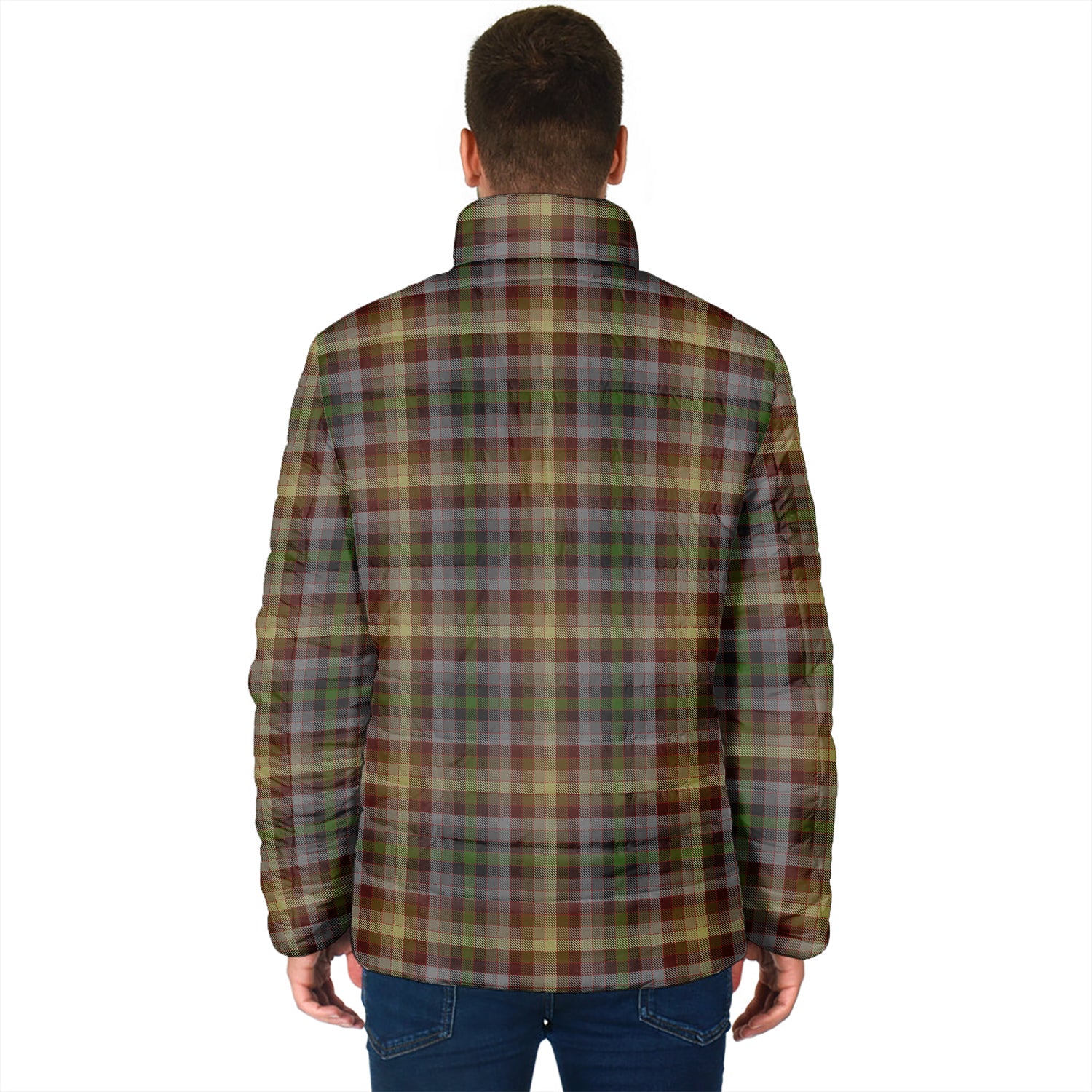 MacKay of Strathnaver Tartan Padded Jacket with Family Crest - Tartan Vibes Clothing