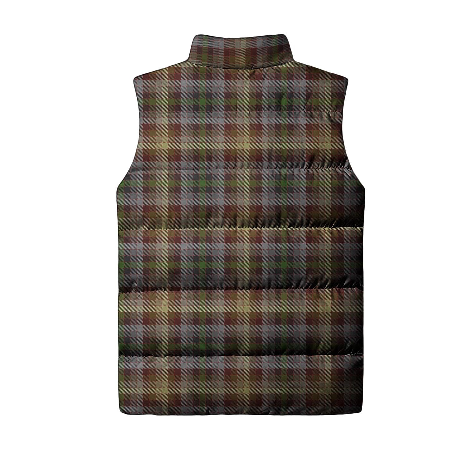 MacKay of Strathnaver Tartan Sleeveless Puffer Jacket with Family Crest - Tartanvibesclothing