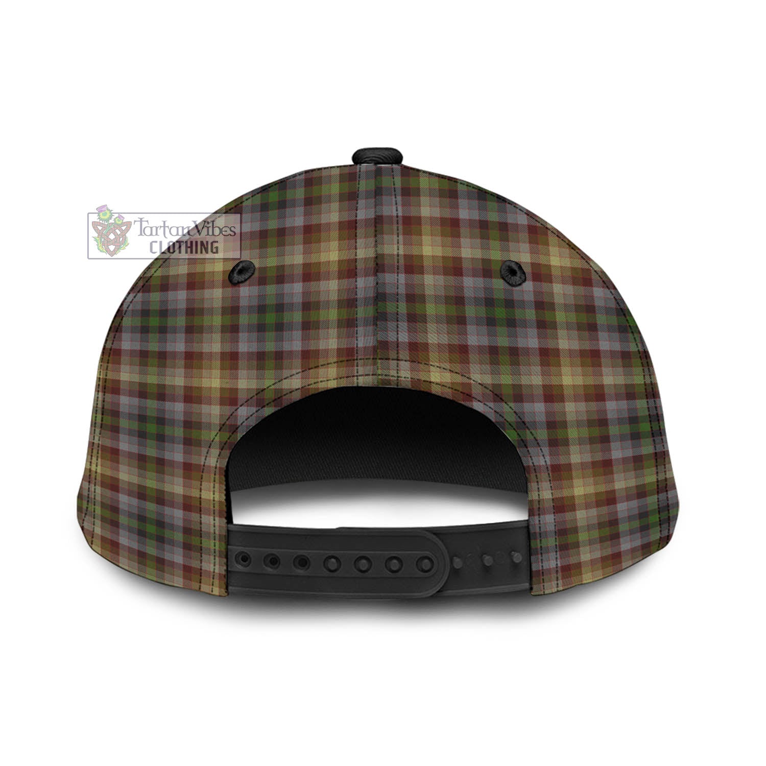 Tartan Vibes Clothing MacKay of Strathnaver Tartan Classic Cap with Family Crest In Me Style