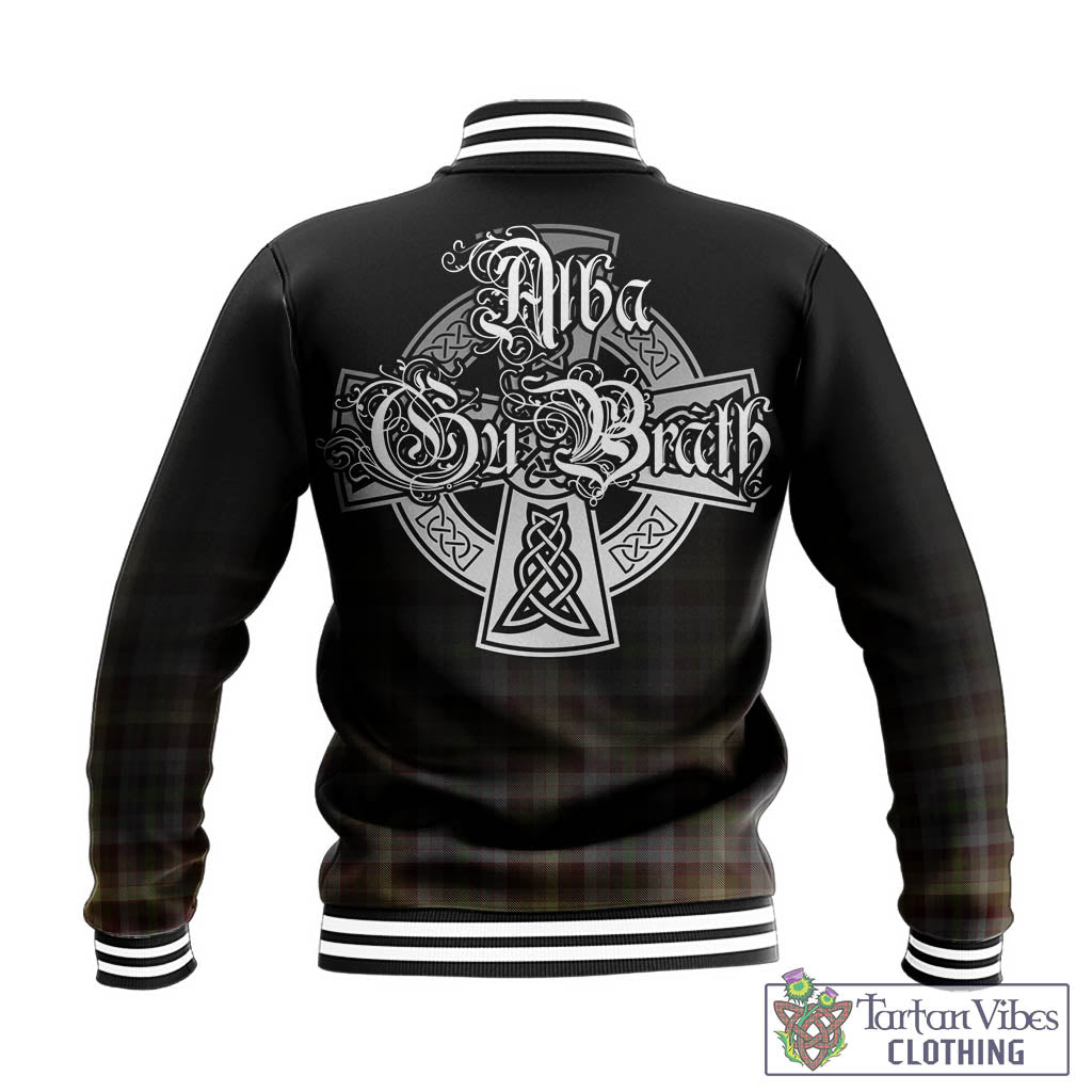 Tartan Vibes Clothing MacKay of Strathnaver Tartan Baseball Jacket Featuring Alba Gu Brath Family Crest Celtic Inspired