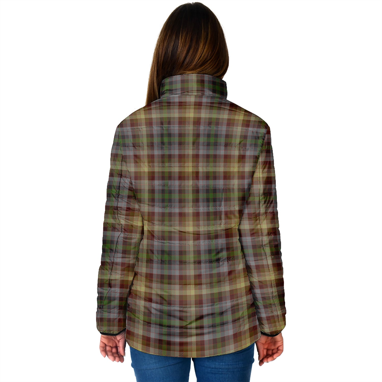 MacKay of Strathnaver Tartan Padded Jacket with Family Crest - Tartan Vibes Clothing