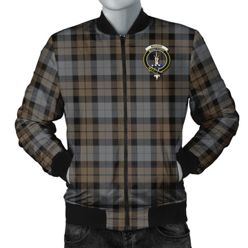 MacKay Weathered Tartan Bomber Jacket with Family Crest