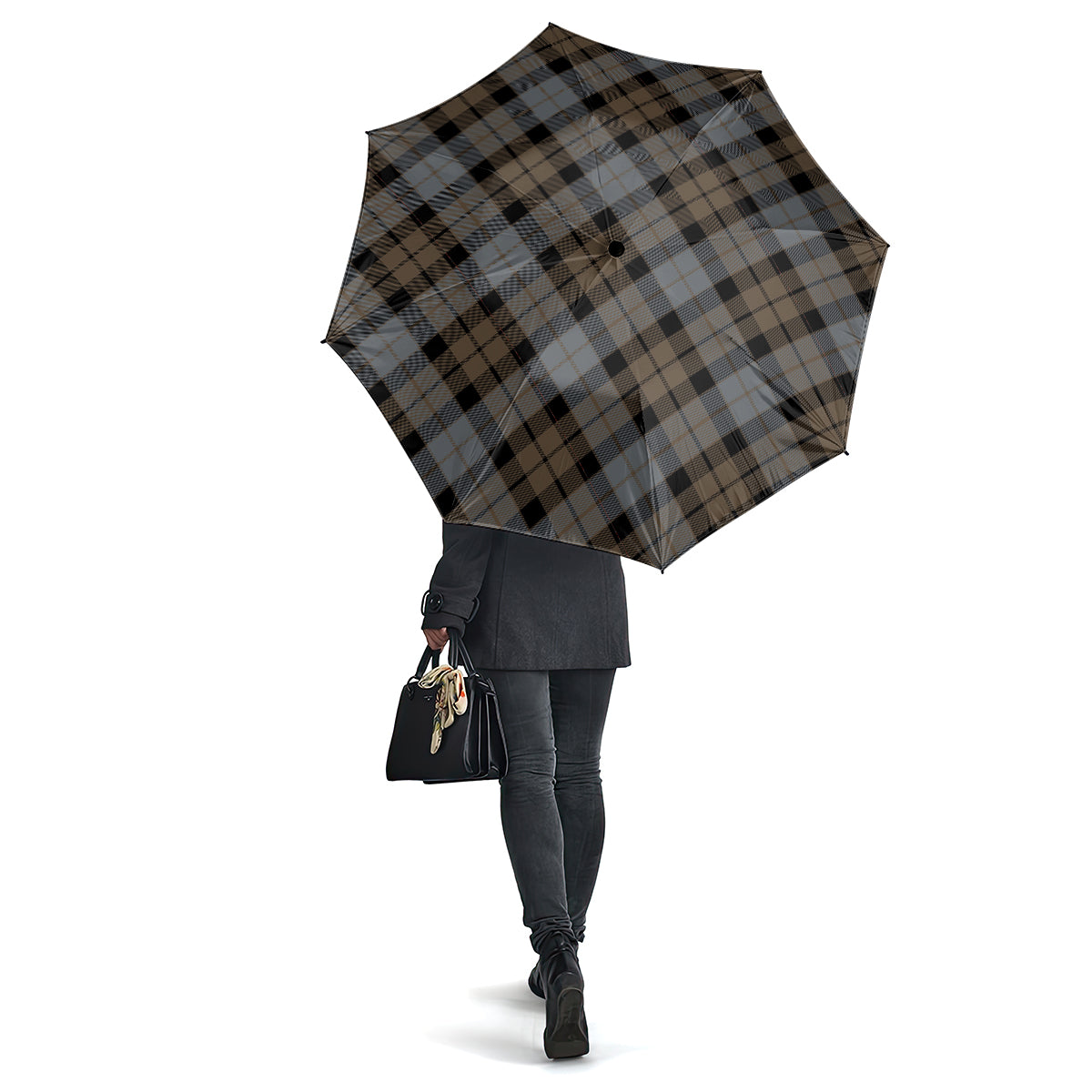 MacKay Weathered Tartan Umbrella One Size - Tartanvibesclothing