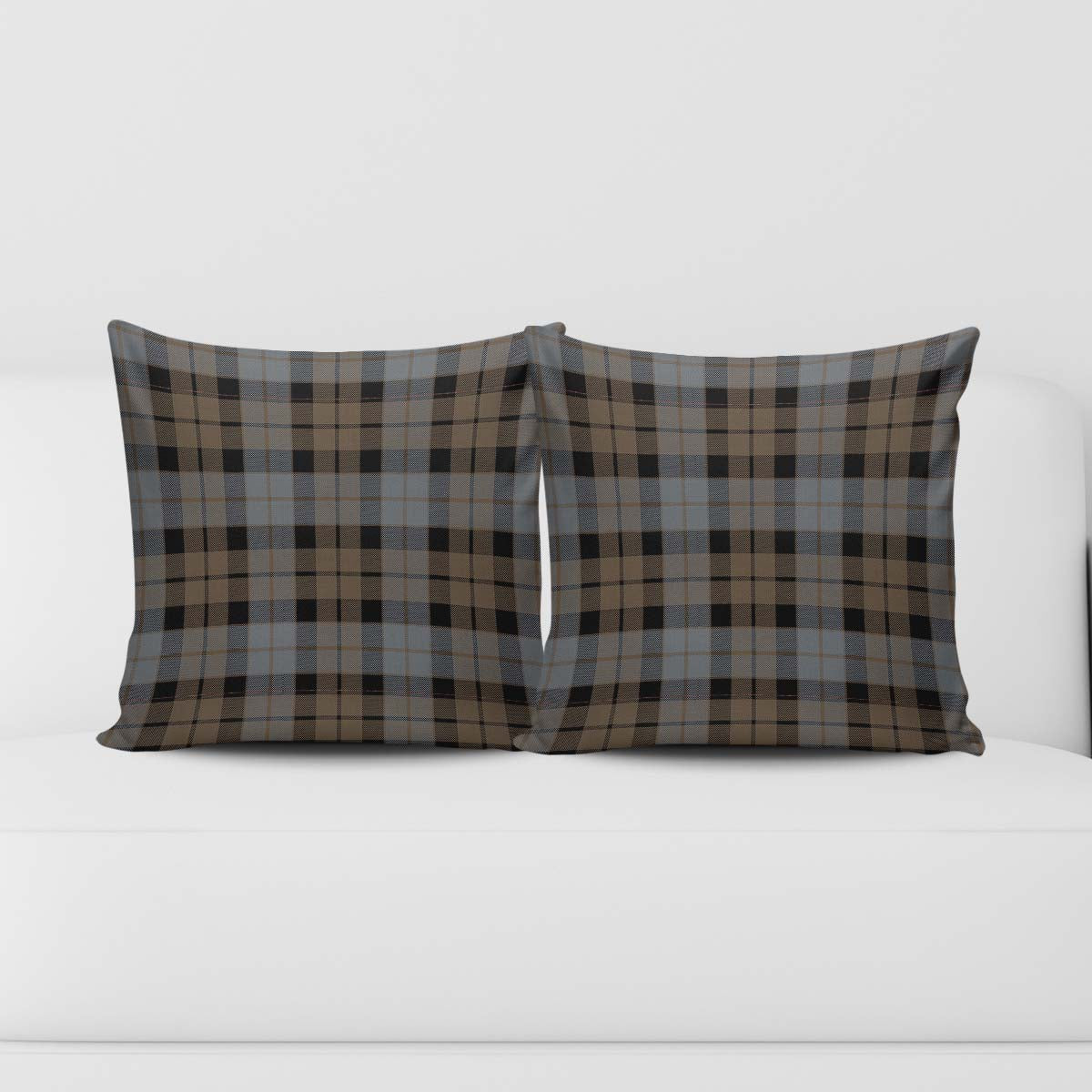 MacKay Weathered Tartan Pillow Cover Square Pillow Cover - Tartanvibesclothing