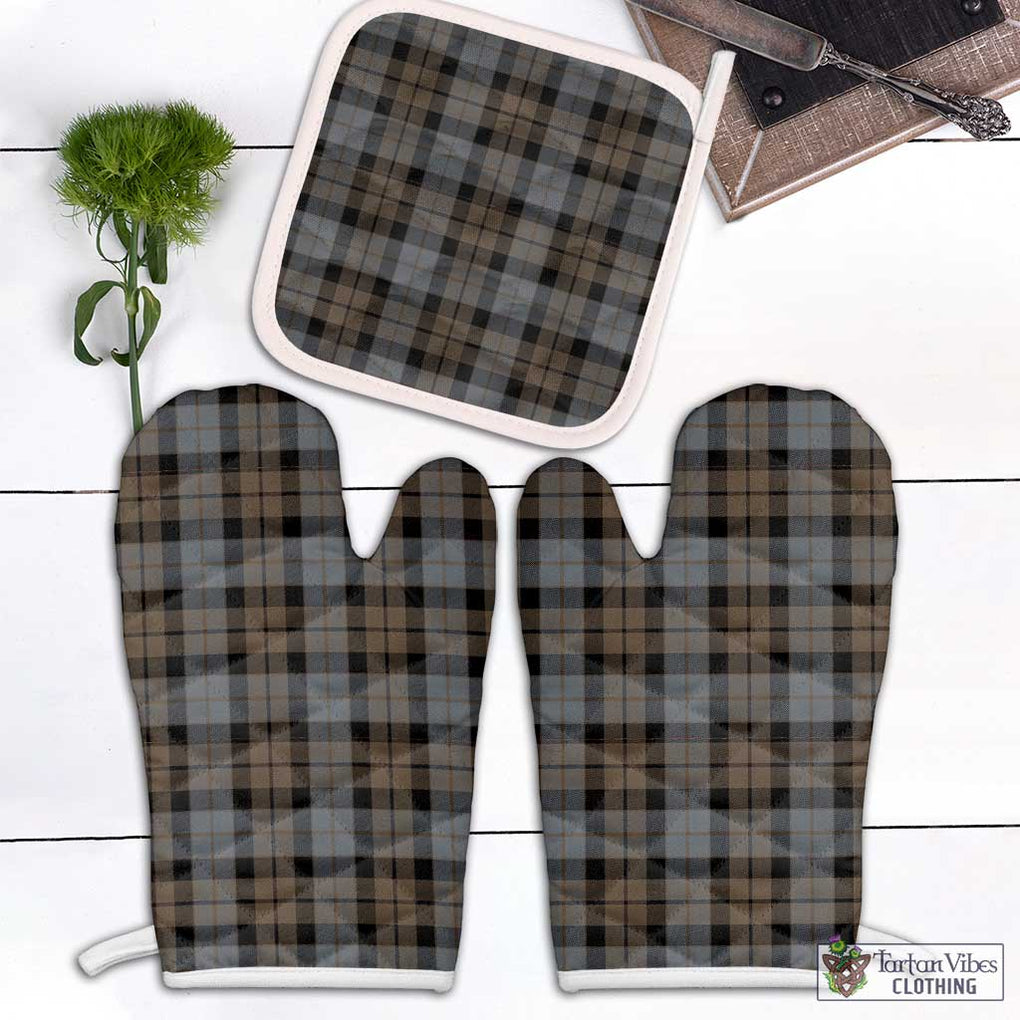 MacKay Weathered Tartan Combo Oven Mitt & Pot-Holder Combo 1 Oven Mitt & 1 Pot-Holder White - Tartan Vibes Clothing