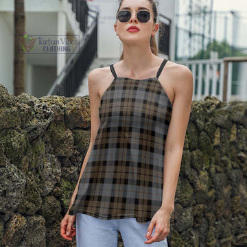 MacKay Weathered Tartan Loose Halter Neck Camisole