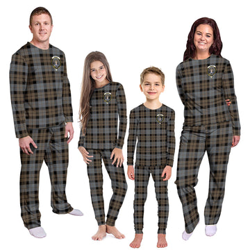 MacKay Weathered Tartan Pajamas Family Set with Family Crest