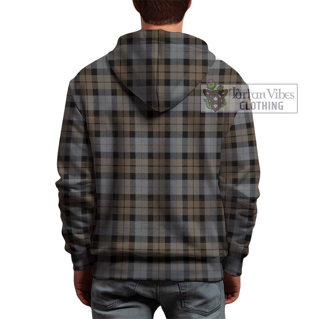 MacKay Weathered Tartan Hoodie with Family Crest DNA In Me Style - Tartanvibesclothing Shop