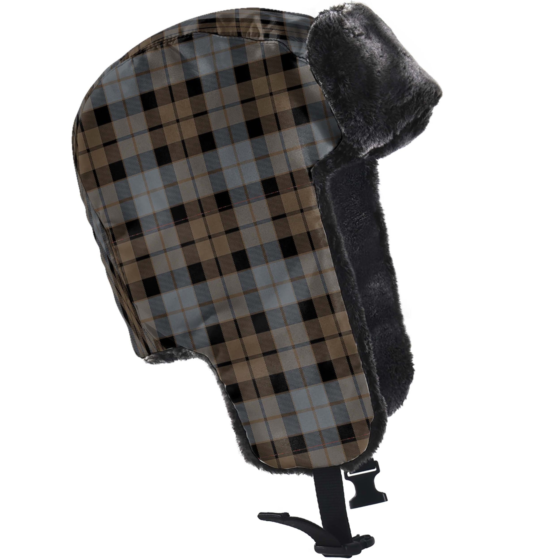 MacKay Weathered Tartan Winter Trapper Hat - Tartanvibesclothing