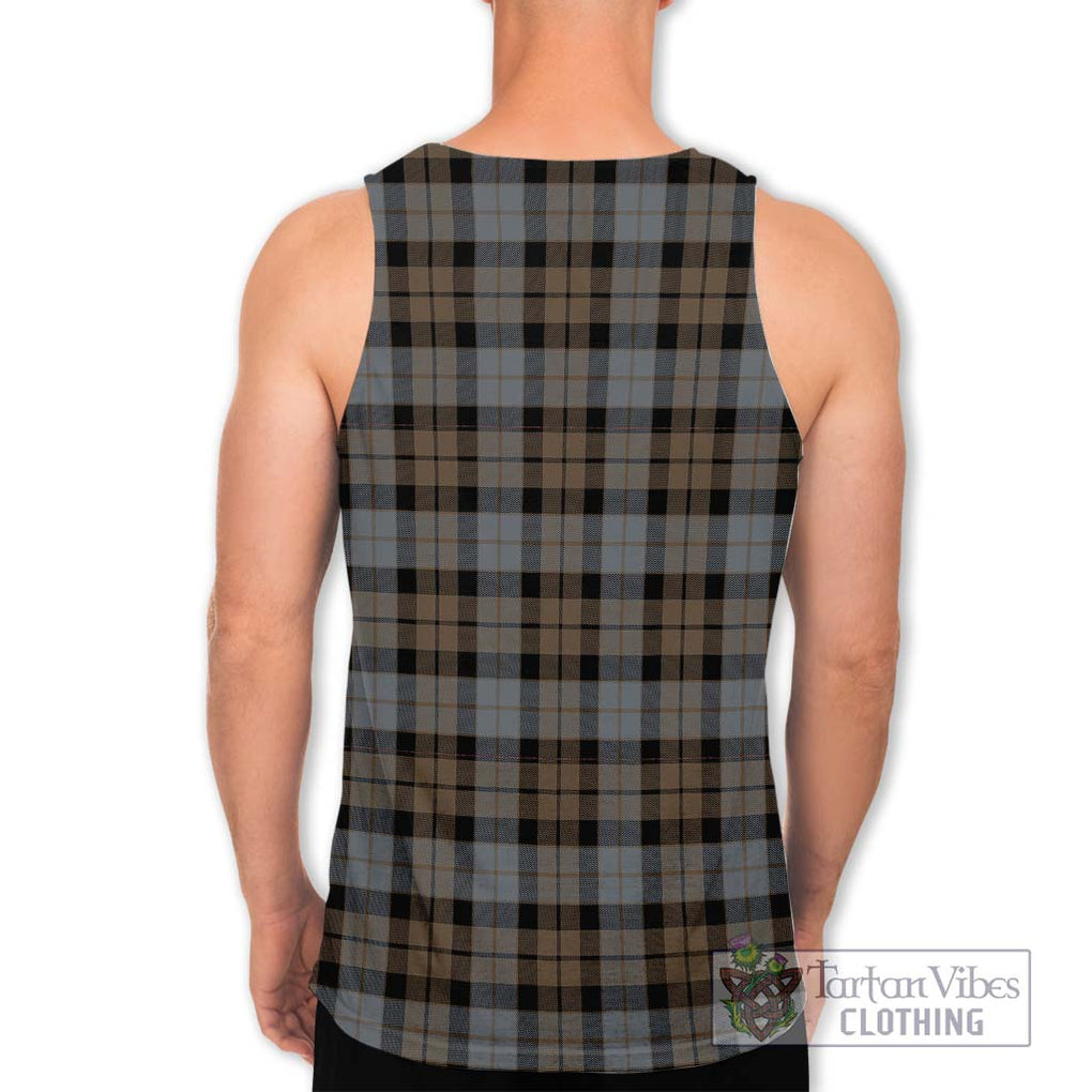 MacKay Weathered Tartan Men's Tank Top with Family Crest DNA In Me Style - Tartanvibesclothing Shop