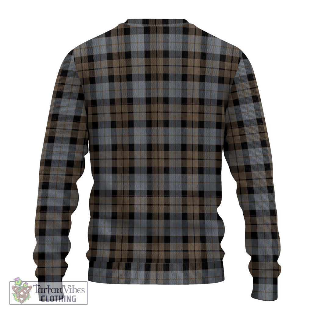 MacKay Weathered Tartan Knitted Sweater with Family Crest DNA In Me Style - Tartanvibesclothing Shop