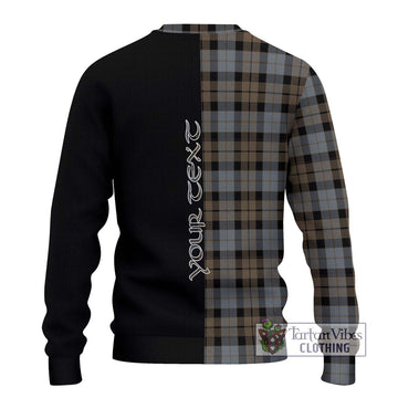 MacKay Weathered Tartan Ugly Sweater with Family Crest and Half Of Me Style