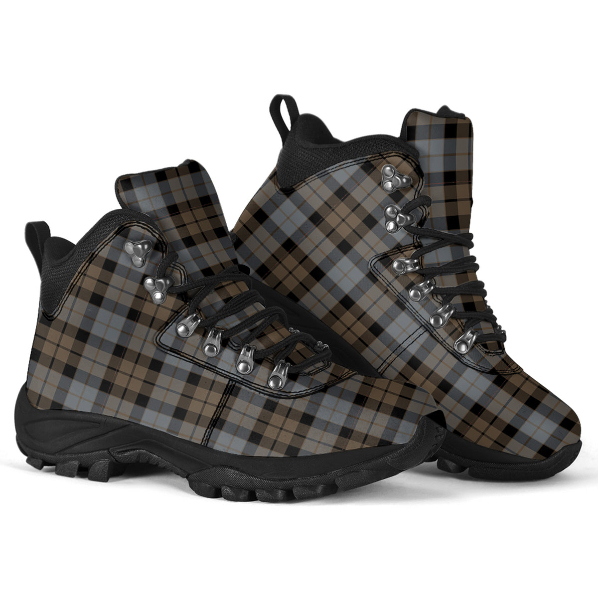 MacKay Weathered Tartan Alpine Boots - Tartanvibesclothing