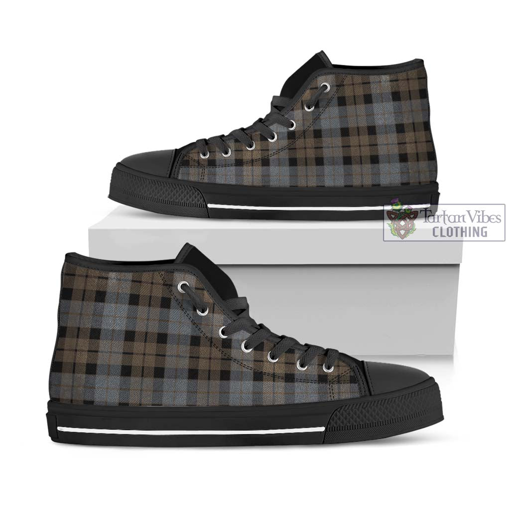 Tartan Vibes Clothing MacKay Weathered Tartan High Top Shoes