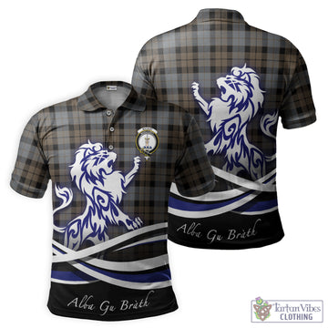 MacKay Weathered Tartan Polo Shirt with Alba Gu Brath Regal Lion Emblem