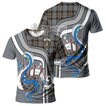 MacKay Weathered Tartan T-Shirt with Epic Bagpipe Style