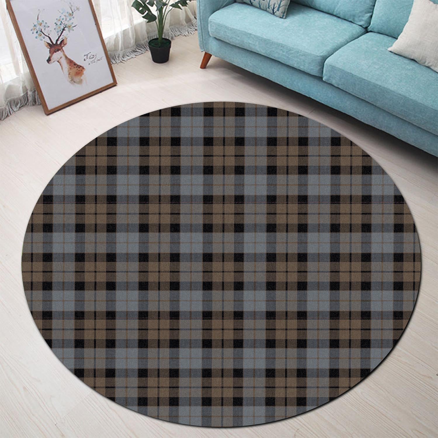 mackay-weathered-tartan-round-rug